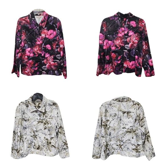 🎈🎈/Bundle Two Women's Chico's Jackets Size 3 - Picture 1 of 8